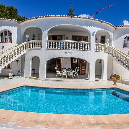 La Perla - Sea View Villa With Private Pool In Moraira Exterior foto