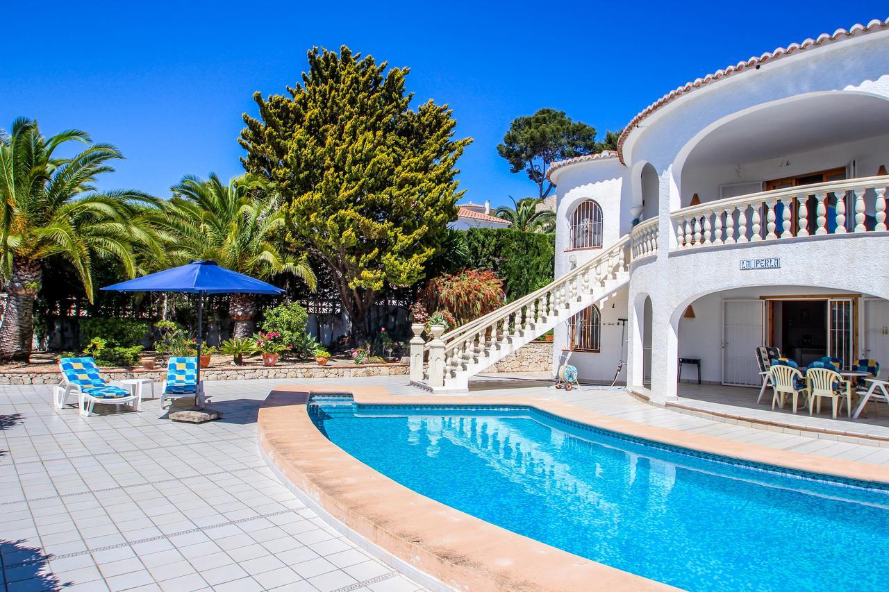 La Perla - Sea View Villa With Private Pool In Moraira Exterior foto